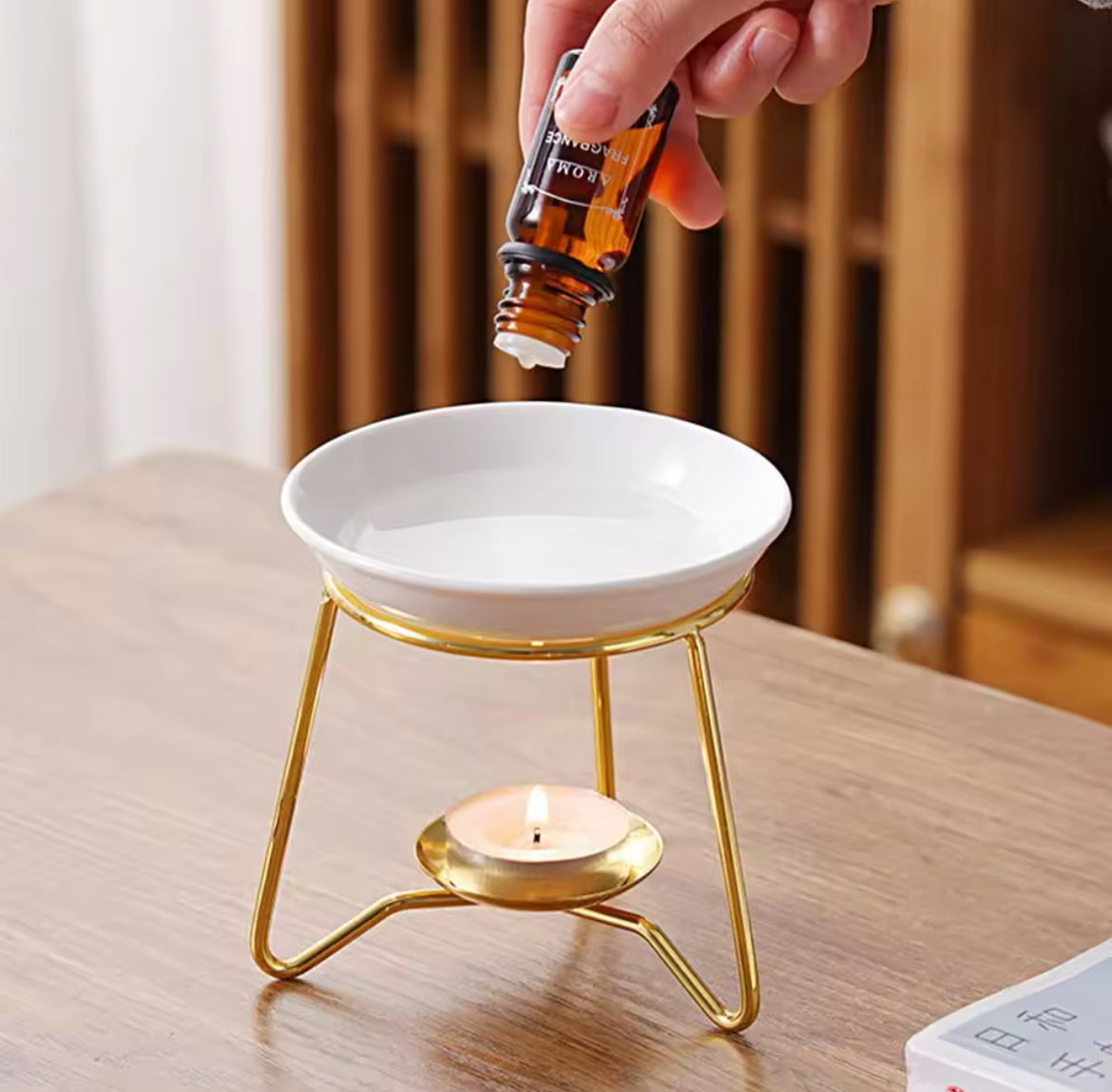 Iron Tea Light Oil Burner