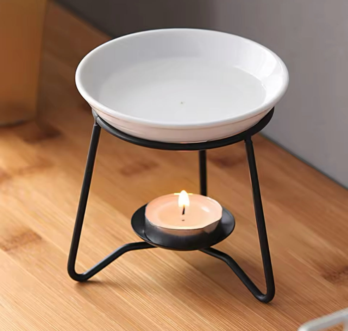 Iron Tea Light Oil Burner