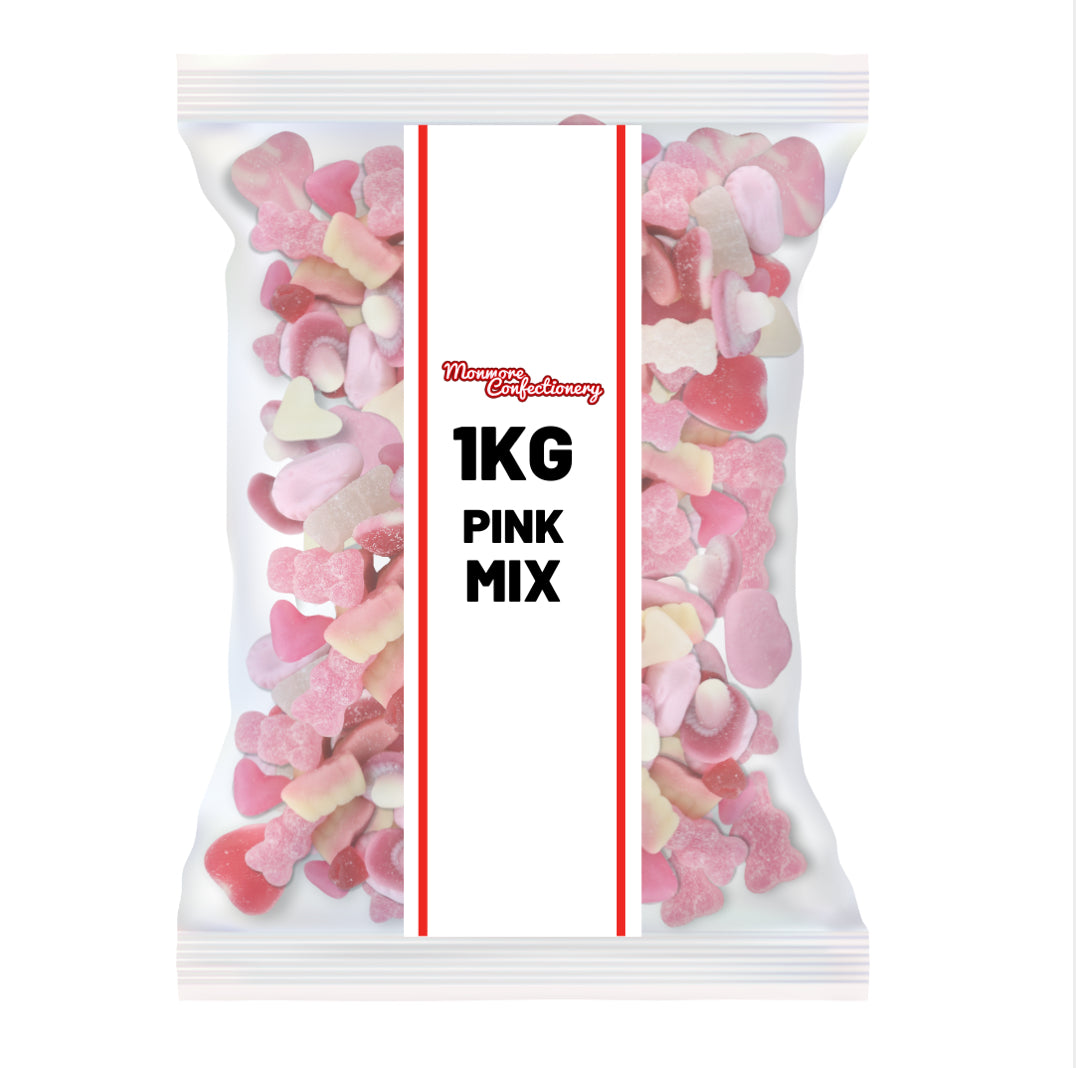 1 Kg Assorted Pink Mix Pick N Mix