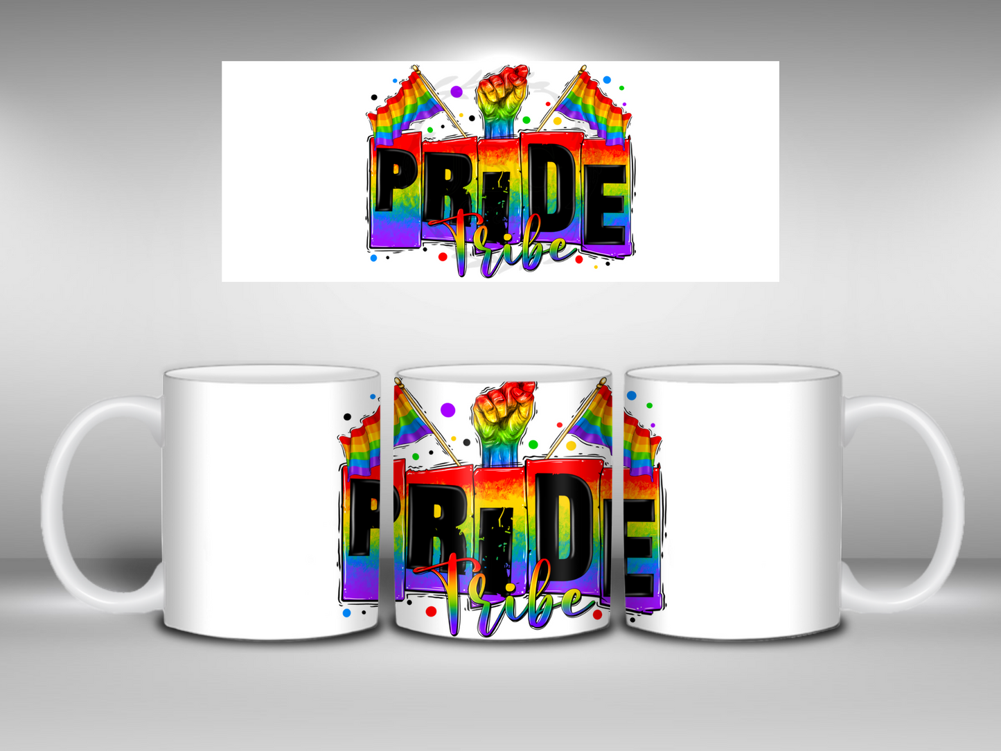 11oz Ceramic Mug With Pride Tribe Design