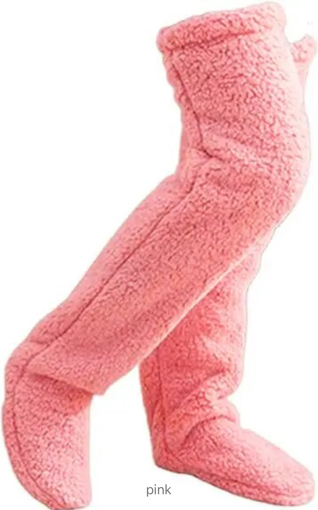 Fluffy Long Kneelet Socks Warm Plush Socks for Adult Knee Warmers Winter Leg Warmer Sleep Socks Gifts