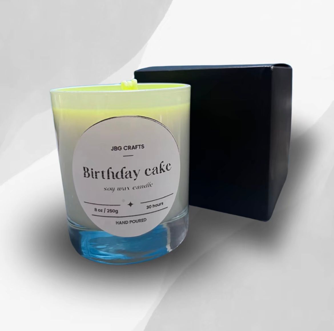 Birthday Cake Scented Soy Wax Candle