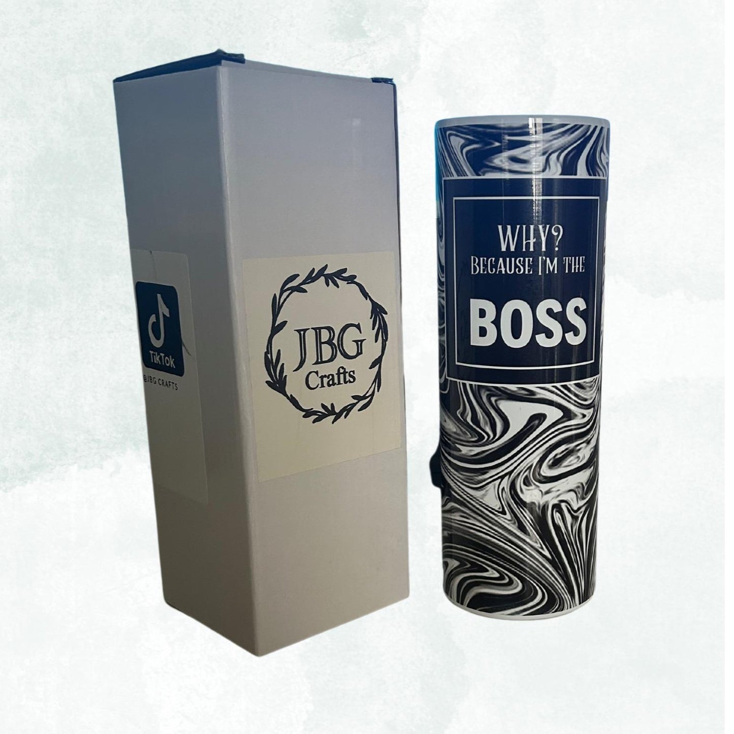 Why Because I'm the Boss Bottle Drinkware