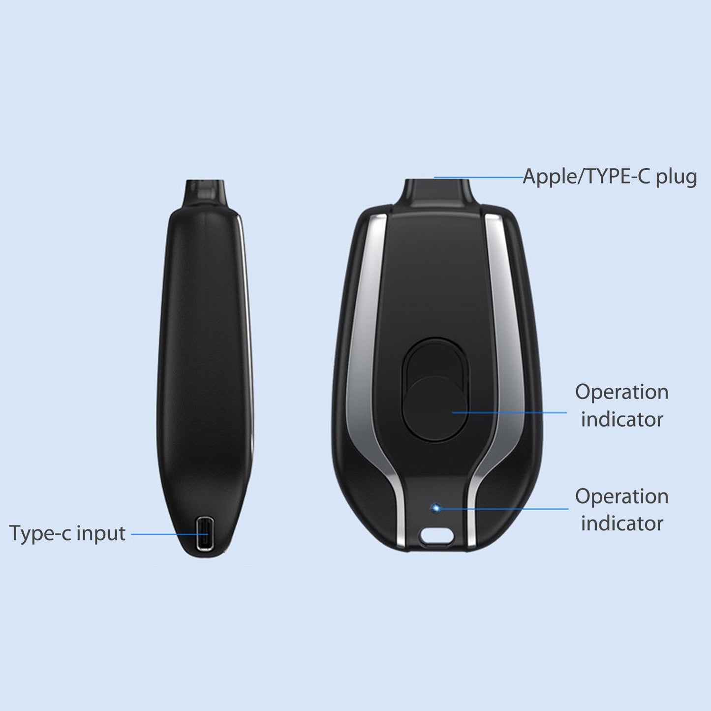 Emergency Power Charger Fast Charging USB Type-C Mobile Portable